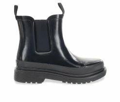Women's Chooka Damascus Low Chelsea Rain Boots Black