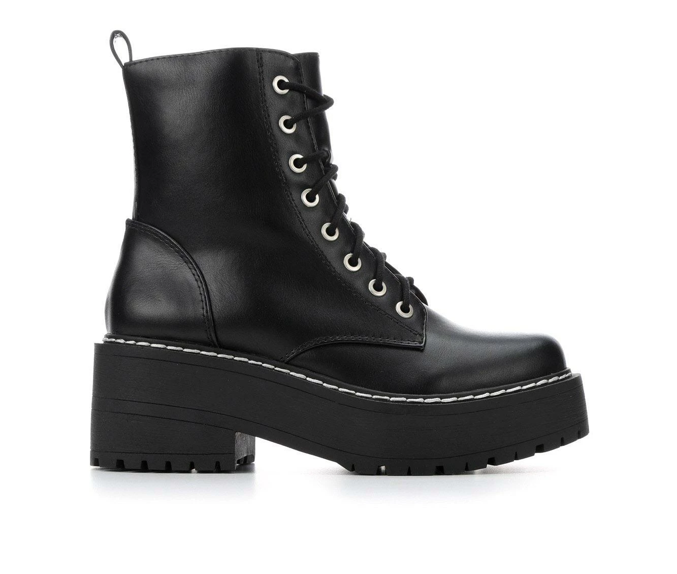 Women's Soda Fling Platform Wedge Boots Black 3 Women's Soda Fling Platform Wedge Boots Black