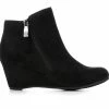Women's Daisy Fuentes Thala Wedge Booties Black 2 Women's Daisy Fuentes Thala Wedge Booties Black -Journee Shop 1 1050