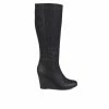 Women's Journee Collection Langly Wide Calf Knee High Boots Black -Journee Shop 1 1052