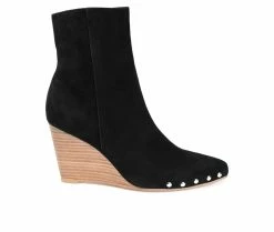Women's Journee Signature Reeya Wedge Booties Black