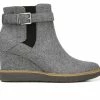 Women's Dr. Scholls Jacinda Wedge Booties Grey Flannel -Journee Shop 1 1072
