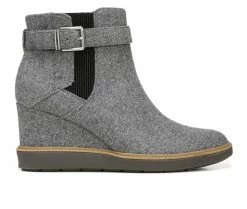 Women's Dr. Scholls Jacinda Wedge Booties Grey Flannel