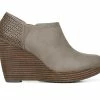Women's Dr. Scholls Harlow Wedge Booties Taupe Synthetic