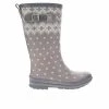 Women's Western Chief Fair Isle Tall Rain Boots Taupe 2 Women's Western Chief Fair Isle Tall Rain Boots Taupe -Journee Shop 1 108