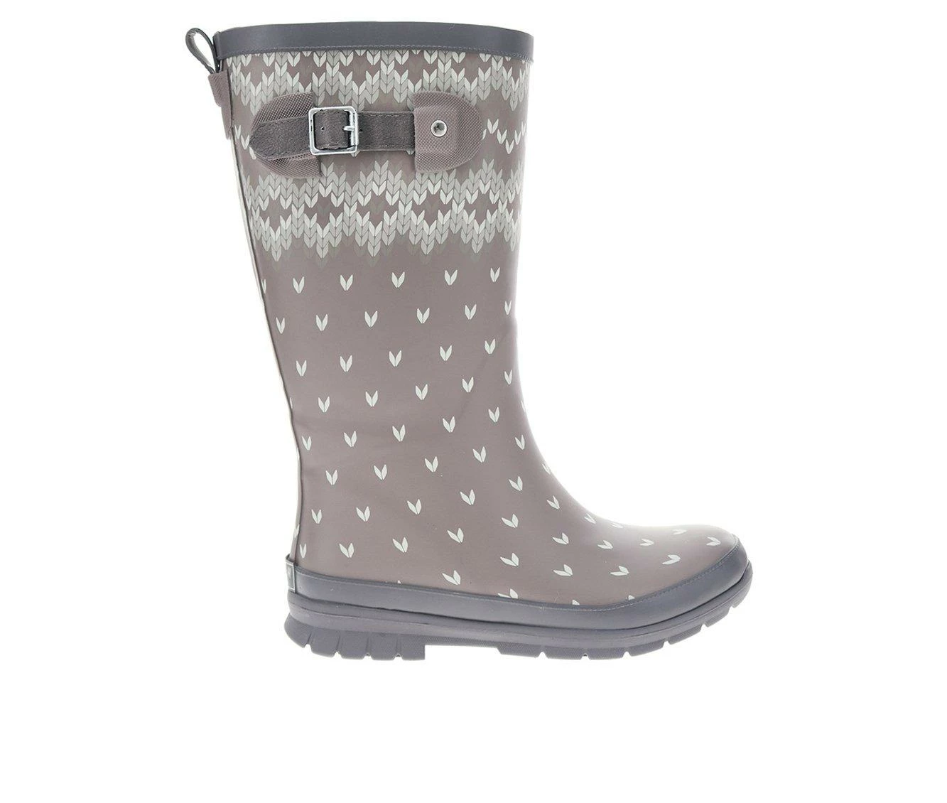 Women's Western Chief Fair Isle Tall Rain Boots Taupe 4 Women's Western Chief Fair Isle Tall Rain Boots Taupe - Image 2