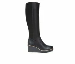 Women's Soul Naturalizer Approve Knee High Wedge Boots Black