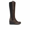 Women's Dr. Scholls Lindy Knee High Wedge Boots Fudge Brown