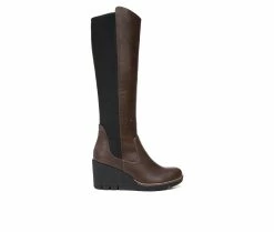 Women's Dr. Scholls Lindy Knee High Wedge Boots Fudge Brown