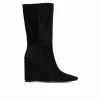 Women's Gabrielle Union Leticia Knee High Wedge Boots Black