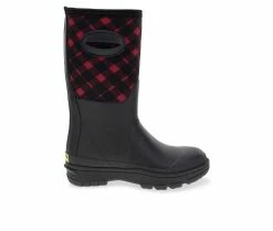 Women's Western Chief Buffalo Check Polarprene Mid Boots Black