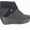 Women's Bernie Mev Jacqueline Wedge Booties Black