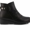 Women's SPRING STEP Mendy Wedge Booties Black -Journee Shop 1 1136