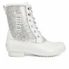 Women's Juicy Talos Duck Boots White -Journee Shop 1 118