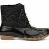 Women's Olivia Miller Julia Duck Boots Black