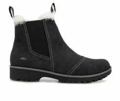 Women's JBU By Jambu Eagle Water Resistant Winter Booties Black Fur