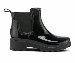Women's SPRING STEP Smooth Jazz Waterproof Booties Black