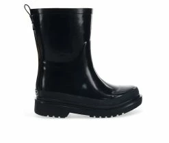 Women's Chooka Damascus Mid Rain Boot Black -Journee Shop 1 155