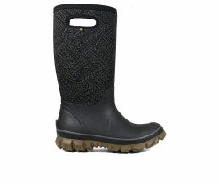 Women's Bogs Footwear Whiteout Fleck Winter Boots Black Multi
