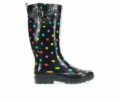 Women's Western Chief Dot City Rain Boots Black 9 Women's Western Chief Dot City Rain Boots Black -Journee Shop 1 183