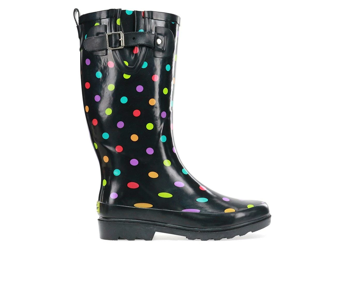 Women's Western Chief Dot City Rain Boots Black 4 Women's Western Chief Dot City Rain Boots Black - Image 2
