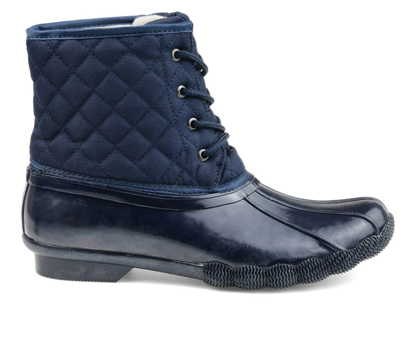 Women's Journee Collection Chill Duck Boots Navy 4 Women's Journee Collection Chill Duck Boots Navy - Image 2