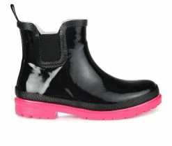Women's Journee Collection Tekoa Waterproof Rain Boots Black -Journee Shop 1 193