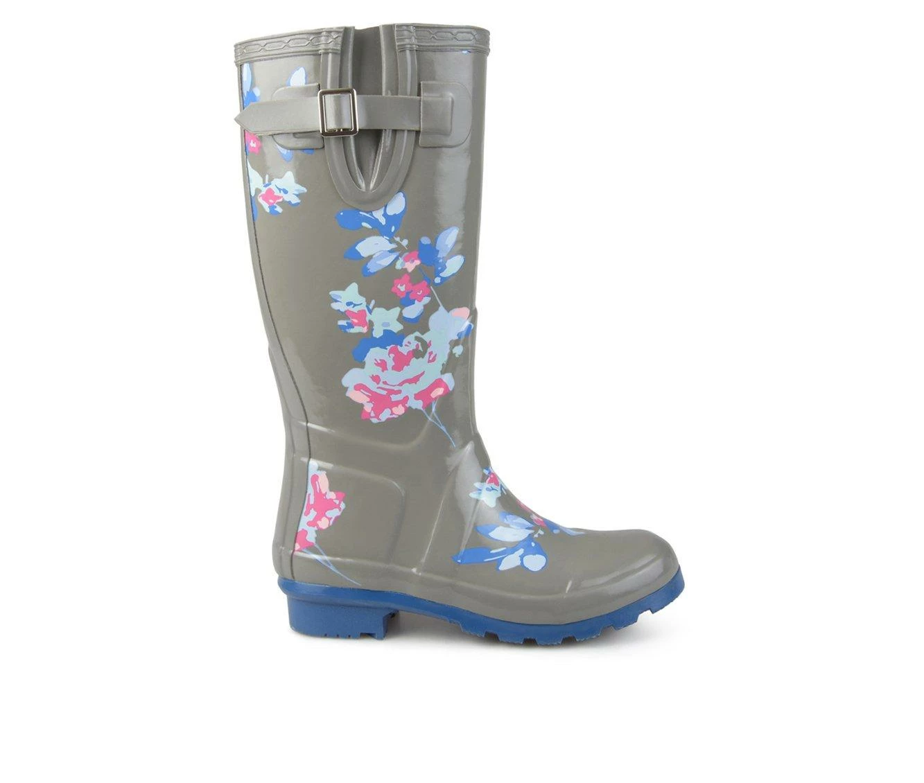Women's Journee Collection Mist Rain Boots Grey 3 Women's Journee Collection Mist Rain Boots Grey