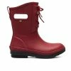 Women's Bogs Footwear Amanda Plush II Lace-Up Waterproof Boots Cranberry -Journee Shop 1 238
