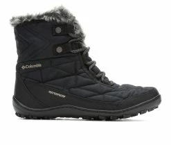 Women's Columbia Minx Shortyy III Omni-Heat Winter Boots Black Pebble -Journee Shop 1 277