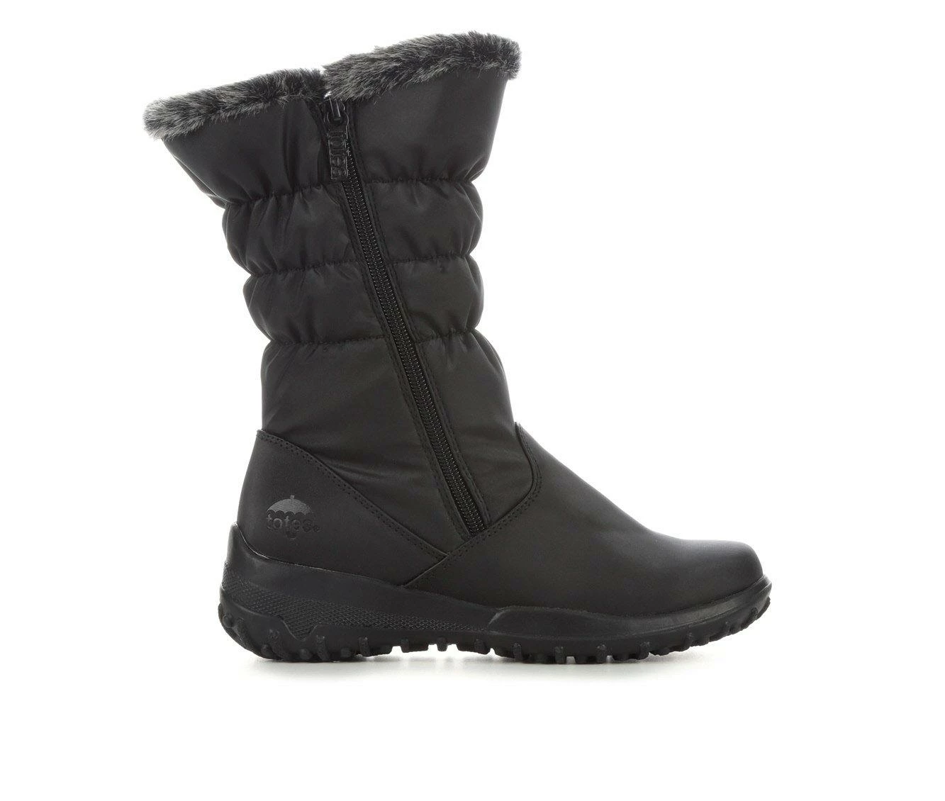 Women's Totes Alps Winter Boots Black 4 Women's Totes Alps Winter Boots Black - Image 2