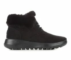 Women's Skechers Go Go Joy Bundle Up Winter Booties Black -Journee Shop 1 315