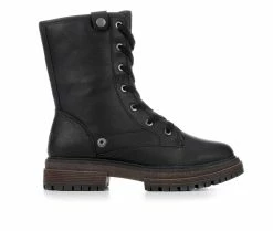 Women's Roxy Bruna II Lace-Up Boots Black