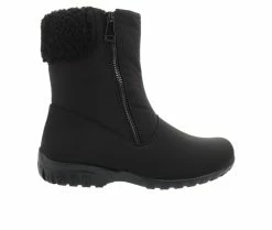 Women's Propet Dani Mid Winter Boots Black -Journee Shop 1 337