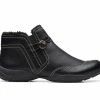 Women's Clarks Roseville Aster Booties Black Leather 1 Women's Clarks Roseville Aster Booties Black Leather -Journee Shop 1 376