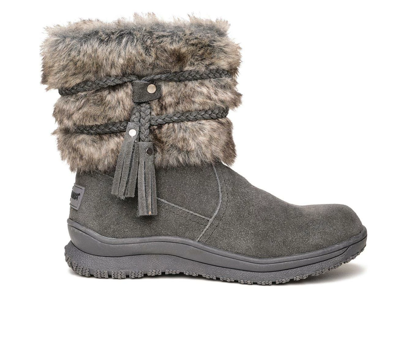 Women's Minnetonka Everett Winter Boots Charcoal 4 Women's Minnetonka Everett Winter Boots Charcoal - Image 2