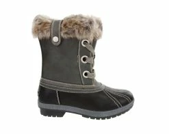 Women's London Fog Milly Winter Duck Boots Black -Journee Shop 1 431