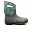 Women's Bogs Footwear Classic Mid Animal Winter Boots Gray Multi