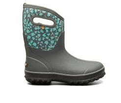 Women's Bogs Footwear Classic Mid Animal Winter Boots Gray Multi -Journee Shop 1 477