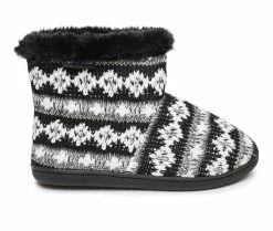 Minnetonka Betty Slipper Bootie Black Multi -Journee Shop 1 487