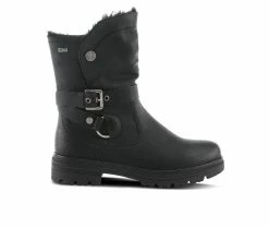 Women's SPRING STEP Francala Water Resistant Booties Black