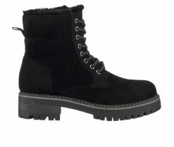 Women's GC Shoes Camila Lace-Up Boots Black