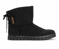 Women's MUK LUKS Flexi Hoboken Winter Boots Black -Journee Shop 1 603