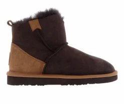 Women's Lamo Footwear Lucie Doubleface Winter Boots Chocolate -Journee Shop 1 621