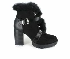Women's XOXO Raelee Winter Booties Black