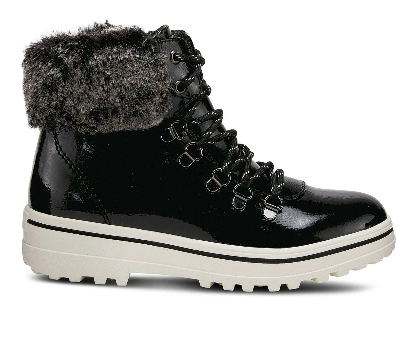 Women's Patrizia Charm Booties Black Patent 4 Women's Patrizia Charm Booties Black Patent - Image 2