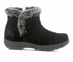 Women's SPRING STEP Kiya Winter Boots Black Suede -Journee Shop 1 695
