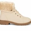 Women's Olivia Miller Ana Lace-Up Booties Bone 2 Women's Olivia Miller Ana Lace-Up Booties Bone -Journee Shop 1 706