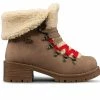 Women's Lugz Adore Fur Lace-Up Boots Roasted Cashew 2 Women's Lugz Adore Fur Lace-Up Boots Roasted Cashew -Journee Shop 1 722