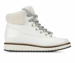 Women's White Mountain Cozy Winter Booties White